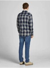 Jack&Jones Modré slim fit džíny Jack & Jones Mike 31/32