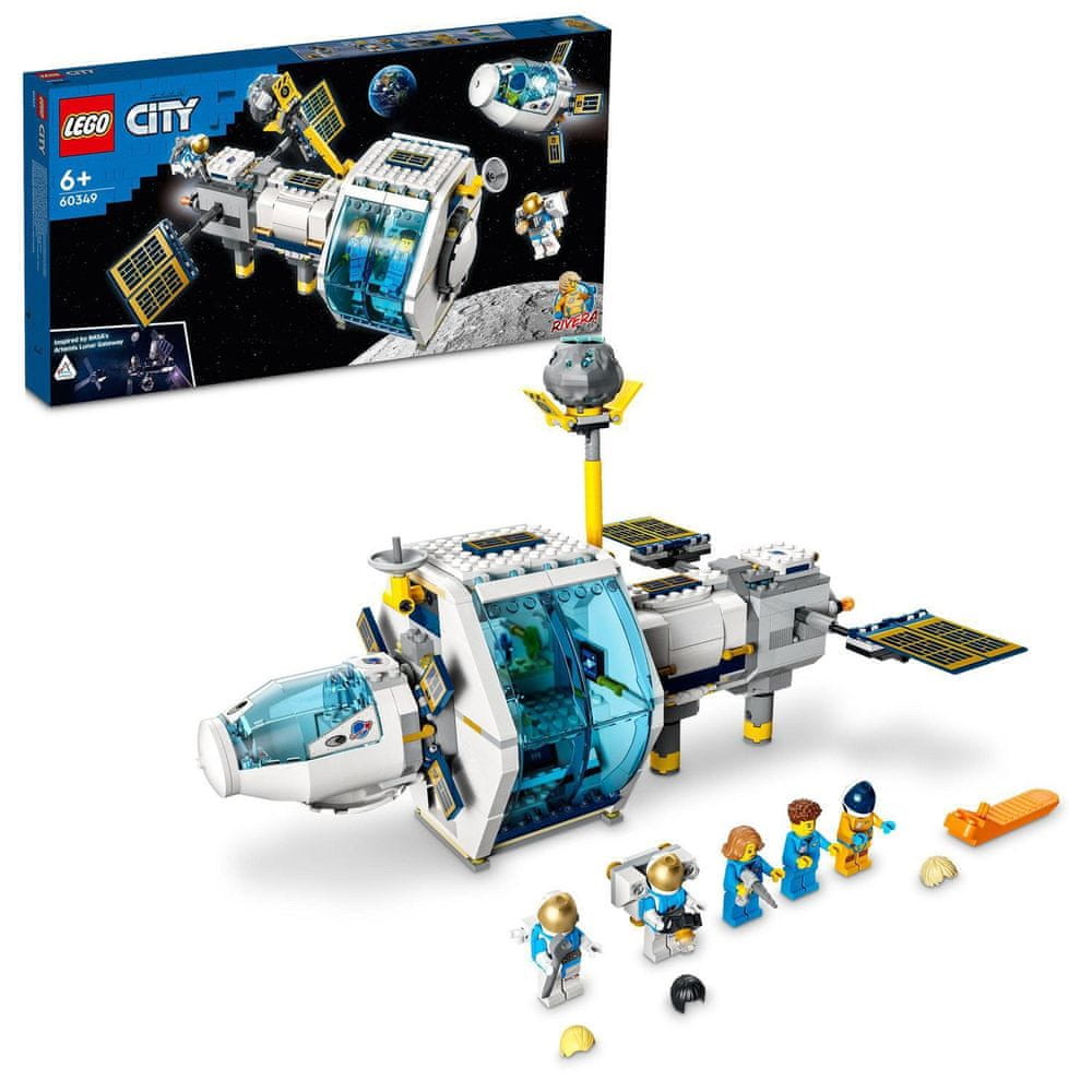 LEGO City 60349 Lunární vesmírná stanice - rozbaleno