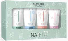 NAIF Set miniatur kosmetiky pro děti a miminka 4x15ml