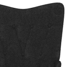 Vidaxl Relaxační židle 62 x 68,5 x 96 cm černá textil
