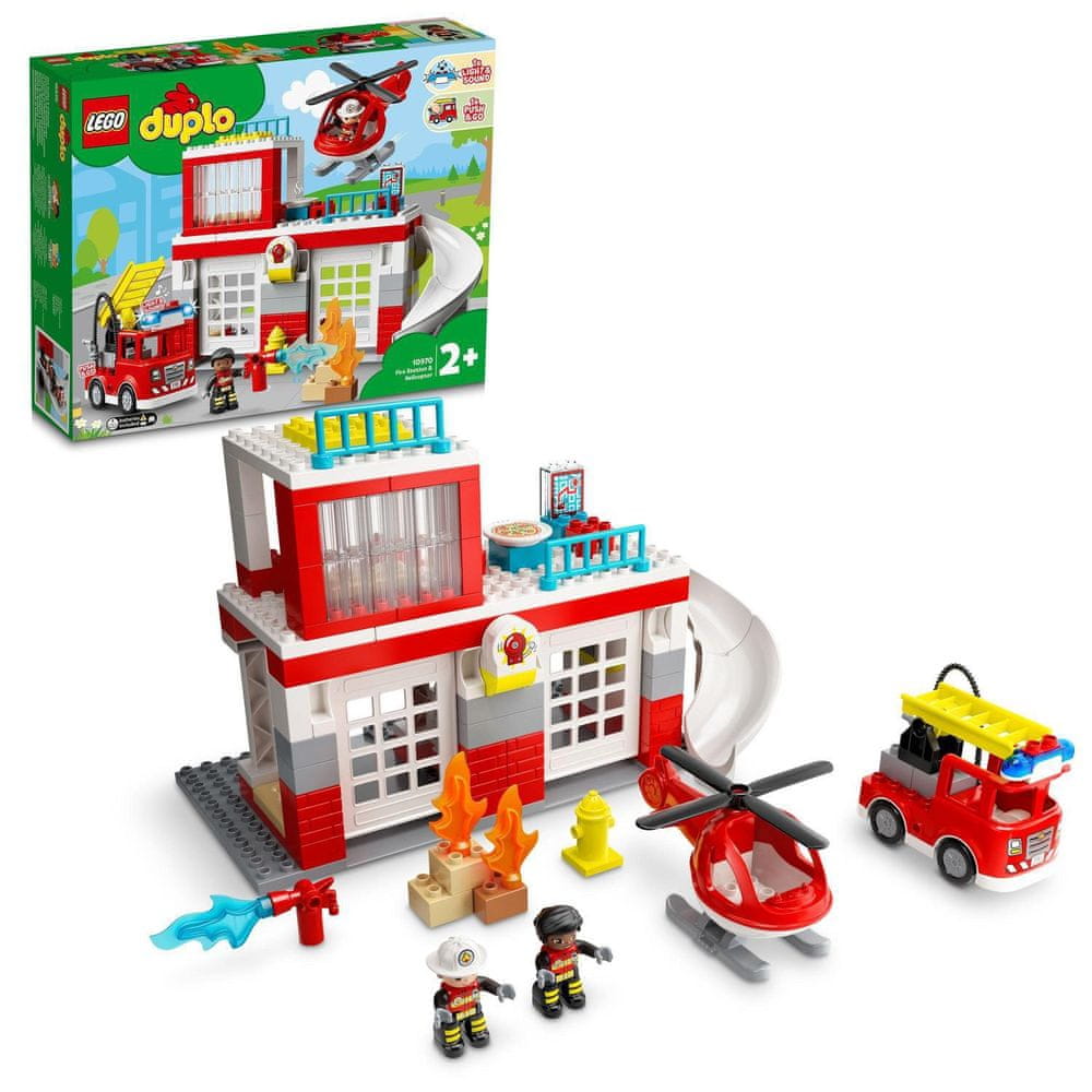 LEGO DUPLO 10970 Hasičská stanice a vrtulník