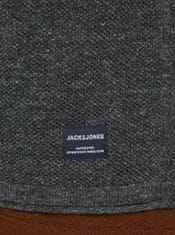 Jack&Jones Tmavě šedá basic mikina s kapucí Jack & Jones Hill Knit S