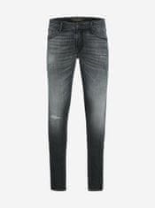 Jack&Jones Tmavě šedé skinny fit džíny Jack & Jones Iliam 29/32