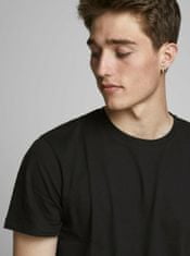 Jack&Jones Černé pánské basic tričko Jack & Jones L