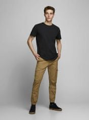 Jack&Jones Černé pánské basic tričko Jack & Jones L