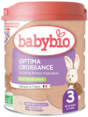 Babybio Optima 3 batolecí kojenecké bio mléko s probiotiky a prebiotiky 800 g