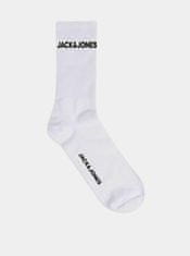 Jack&Jones Sada pěti párů bílých ponožek Jack & Jones UNI