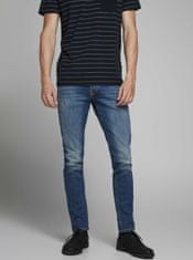 Jack&Jones Modré slim fit džíny Jack & Jones Glenn 30/32