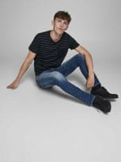 Jack&Jones Modré slim fit džíny Jack & Jones Glenn 30/32