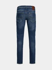 Jack&Jones Modré slim fit džíny Jack & Jones Glenn 30/32