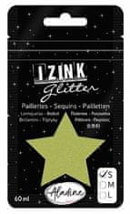 Aladine Třpytky Aladine Izink glitter 60 ml vel. S - vert clair světle zelená