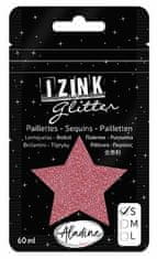 Aladine Třpytky Aladine Izink glitter 60 ml vel. S - rose fonce sytá růžová