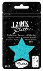 Aladine Třpytky Aladine Izink glitter 60 ml vel. S - bleu clair světle modrá