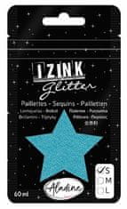 Aladine Třpytky Aladine Izink glitter 60 ml vel. S - bleu cile nebesky modrá