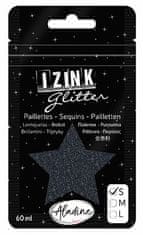 Aladine Třpytky Aladine Izink Glitter 60 ml vel. S - noir 2 černá 2