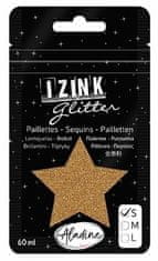 Aladine Třpytky Aladine Izink Glitter 60 ml vel. S - dore chaud teplá zlatá