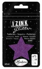 Aladine Třpytky Aladine Izink Glitter 60 ml vel. S - violet fonce tmavě fialová