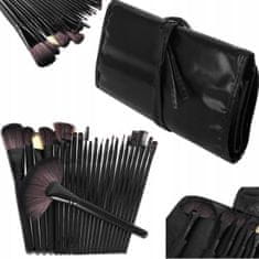 MG Makeup Brushes kosmetické štětce 24ks, černé