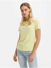 Guess Žluté dámské tričko Guess Glenna XS