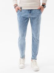 OMBRE Ombre Pánské riflové kalhoty P1077 - světle džínová - M