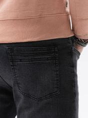 OMBRE Ombre Pánské riflové kalhoty P1078 - černá - XL
