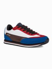 OMBRE Pánské sneakers boty T349 - červená - 41