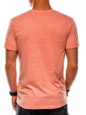 OMBRE Pánské tričko bez potisku S1045 - oranžová - S