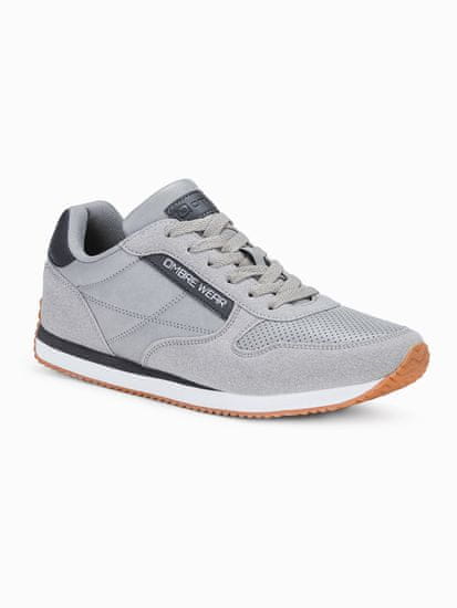 OMBRE Ombre Pánské sneakers boty T310 - šedá - 45