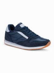 OMBRE Ombre Pánské sneakers boty T310 - námořnická modrá - 45