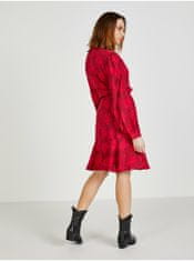 Tommy Hilfiger Červené dámské vzorované zavinovací šaty Tommy Hilfiger XS