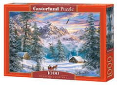 Castorland Puzzle Vánoční hory 1000 dílků