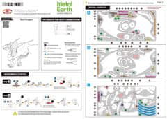 Metal Earth 3D puzzle Červený drak (ICONX)