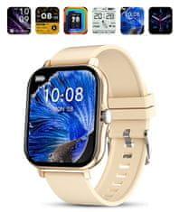 Wotchi Smartwatch WO2GTG - Gold Silicone