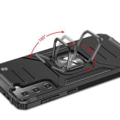 WOZINSKY Pouzdro Ring Armor s magnetickým úchytem pro Samsung Galaxy S22 , černá