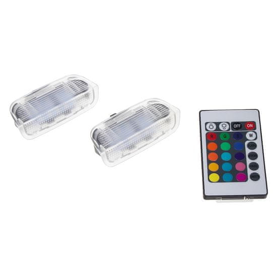 Stualarm LED osvětlení do dveří VW, Seat, Škoda, Porsche, RGB (961vw07RGB)