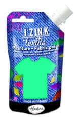 Aladine Textilní barva Aladine Izink Textile 80 ml - vert d´eau světle tyrkysová