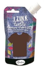 Aladine Textilní barva Aladine Izink textile 80 ml - marron hnědá