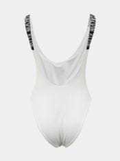 Calvin Klein Bílé jednodílné plavky Scoop Back One Piece-RP Calvin Klein Underwear XS