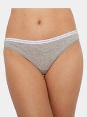 Calvin Klein 2PACK dámská tanga CK ONE šedé XS