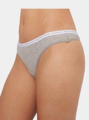 Calvin Klein 2PACK dámská tanga CK ONE šedé XS