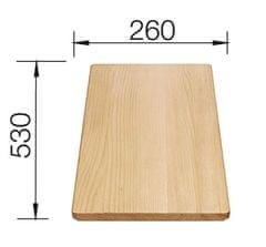 Blanco univerzální krájecí deska dřevěná pro dřezy se šířkou 500 mm bukové dřevo 218 313 - Blanco