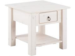 Danish Style Odkládací stolek Inge, 50 cm, bílá