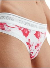 Calvin Klein Červeno-bílá květovaná tanga Calvin Klein Underwear XL