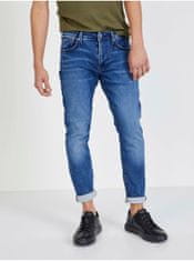 Pepe Jeans Tmavě modré pánské straight fit džíny Pepe Jeans Stanley 30