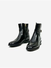 Gant Černé dámské kožené kotníkové boty GANT Fayy 37