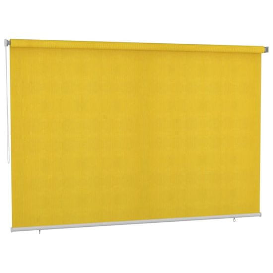 Greatstore Venkovní roleta 350 x 230 cm žlutá