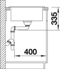 Blanco ZIA XL 6 S dřez vestavný černá granit 526 024 - Blanco