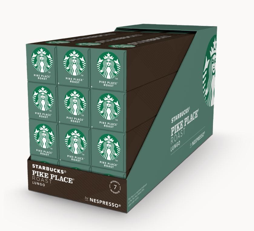 Starbucks by Nespresso® Pike Place Roast 12x10 kapslí