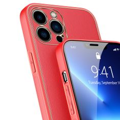 Dux Ducis Dux Ducis Yolo pouzdro z Eko kůže na iPhone 13 Pro 6.1" red