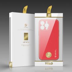 Dux Ducis Dux Ducis Yolo pouzdro z Eko kůže na iPhone 13 Pro 6.1" red